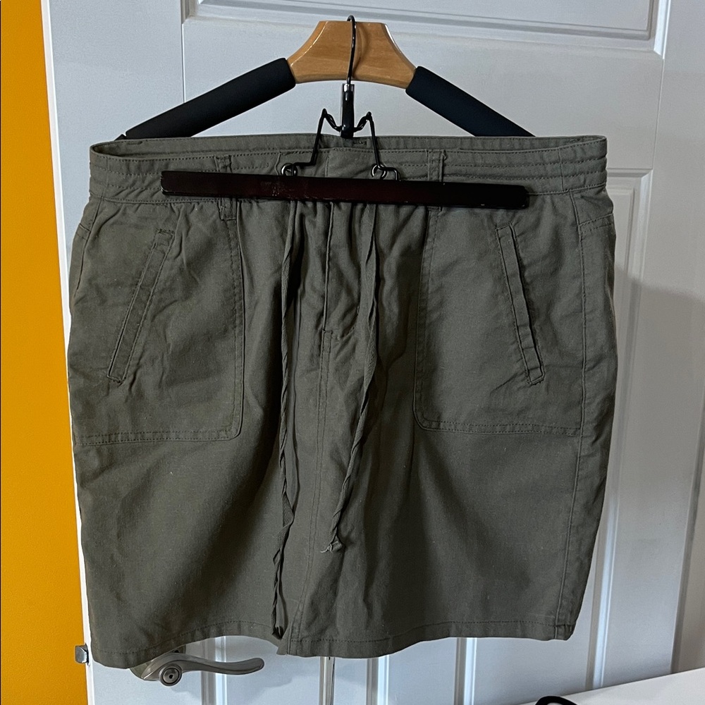 Point Zero Olive Green Skort